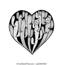 The best selection of royalty free cactus coloring page vector art, graphics and stock illustrations. Vector Hand Dawn Heart From Cactus Cacti Coloring Page Book Anti Stress For Adult Card For Valentine Day Canstock