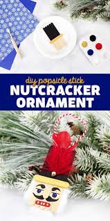 How To Make A Popsicle Stick Nutcracker Ornament Christmas Ornaments Homemade Ornaments Diy Kids Kids Ornaments