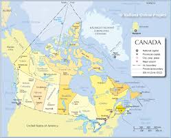 Large detailed map of canada with cities and towns. Administrative Map Of Canada Nations Online Project