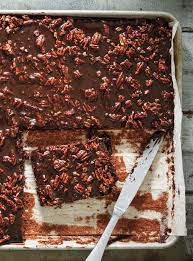 Gateau Plaque Au Chocolat Texas Sheet Cake Ricardo Recipe Sheet Cake Texas Sheet Cake Recipe Texas Sheet Cake