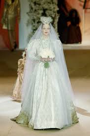 Yves Saint Laurent At Couture Spring 2002 Haute Couture Wedding Dress Dresses 2015 Wedding Dresses