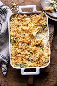 One Pot Baked Spinach And Artichoke Mac And Cheese Half Baked Harvest In 2020 Half Baked Harvest Recipes Mac And Cheese