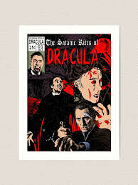 The Satanic Rites of Dracula" Art Print for Sale by darthpaul | Redbubble
