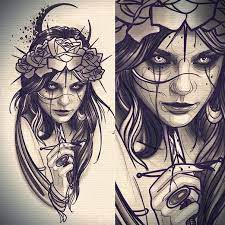Cara Tatuaje Tatuajes Tatuaje De La Cara Gothic Tattoo Witch Tattoo Face Tattoo