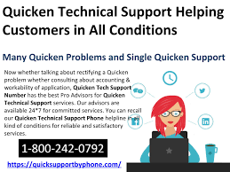 Quicken Technical Support Phone Number 1 800 242 0792 Helping Customers In All Conditions Supportive Helping Customers Technical Support