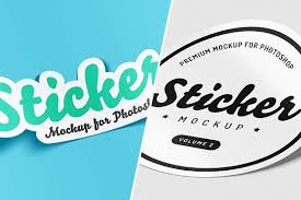 Download Sticker Mockup Bundle Mockup Design Mockup Business Brochure