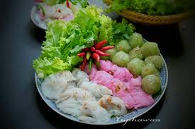 ข าวเกร ยบปากหม อ สาค ไส หม