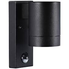 Applique A Detection Exterieure Gu10 35 W Noir Nordlux Eclairage Mural Applique Murale Noire Et Aplique Murale