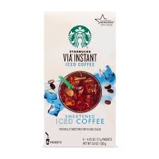 This is a real stand out from the crowd instant coffee on account of the fact that it is 90% acid neutralized. Starbucks Via Instant Sweetened Iced Coffee 6ct Target
