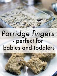 My Little Piccolo Porridge Fingers Baby Breakfast Baby Led Weaning Recipes Weaning Foods