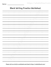 Handwriting fonts are at the top of this list, and should be the main fonts you select for this worksheet. Blank Writing Practice Worksheet Your Home Teacher