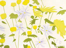 Alex katz prints, new york, new york. Field Flowers I Artwork By Alex Katz Oil Painting Art Prints On Canvas For Sale Alex Katz Art Painting Oil Flower Field