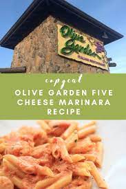 Olive Garden Five Cheese Marinara Recipe Marinara Recipe Fast Food Menu Recipes
