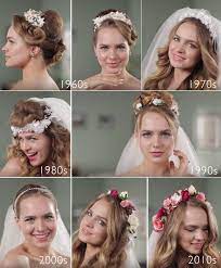 The beatles invaded america with their long hair and the music began to change into a sound with british accents and ringo starr became a household word. Six Decades Of Bridal Hairstyle Captured Modernromance Hairstyles Beauty Weddings Vingle Interest Network