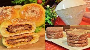 معجنات البرجر بعجينة لكافة انواع المعجنات مع برجر بيتي بطريقه شهيه youtube recipes food appetizers