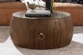 Choose from contactless same day delivery, drive up and more. Industrial Lodge Home Simons Solid Wood Drum Coffee Table Wayfair