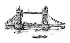 Digital print of a landscape view of bristol's clifton suspension bridge from an original drawing by lisa malyon. Premium Vector Tower Bridge In London Across The River Thames Pencil Sketch On A Beige Background