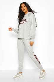 Widest selection of new season & sale only at lyst.com. California Slogan Hoodie Tracksuit Boohoo Tracksuit Women Tracksuit Outfit Sweat Suits Outfits