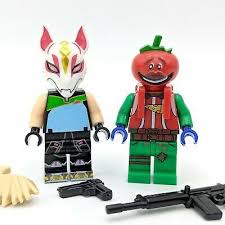 Fortnite Drift And Tomatohead Lego Minifigure Customs Usa Seller Fortnite Game Nowplaying Deco Maison