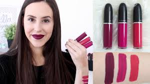 Sold by l'orella beauty and ships from amazon fulfillment. Mac Retro Matte Liquid Lipstick Review Lip Swatches 10h Wear Youtube