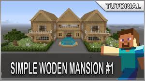 Maybe you would like to learn more about one of these? Minecraft How To Build A Simple Wooden Mansion 1 Youtube