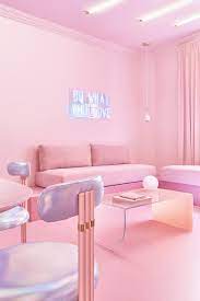 12 Shades Of Pink Make Up The Minimal Fantasy Apartment In Madrid By Patricia Bustos Red Walls Living Design Eco Friendly Furniture