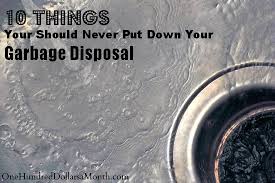 In the lab, we installed each disposal in a custom rig attached to. 10 Things You Should Never Put Down Your Garbage Disposal One Hundred Dollars A Month