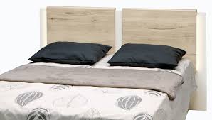 Tete de lit en chene. Tete De Lit Calypso Droite Melamine Structure Chene Blanc Laque Perle Meubles Minet