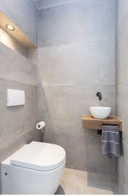 Hellgraue Fliesen Gaste Wc Kleine Badezimmer Design Wc Design