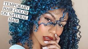 Since hair color is works by raising the cuticle to allow the dye to get into the cortex, the fact that curly hair's cuticles are already raised puts it at greater risk for damage. Trying Temporary Hair Colors On Curly Hair Youtube