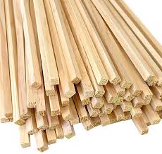 Amazon Com 1 4 Inch Square Wood Dowels 3 Ft Long 100 Pc Arts Crafts Sewing Ice Crafts Craft Stick Crafts Sewing Crafts