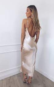 Img Keisha Slip Midi Dress Gold By Pretty Lavish - Mididressfloral Mididresspattern Mididresssummer Slip Dress Satin Slip Dress Fashion
