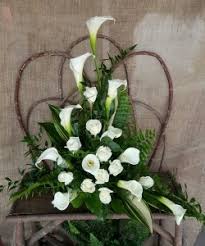 Maybe you would like to learn more about one of these? Classic Calla Lily Sympathy Arrangement In Mansfield Oh Janet S Floral Design