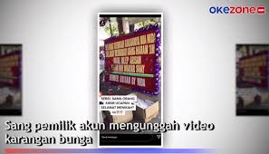 Salah satu informasi yang berperan penting adalah kenaikan. Viral Tagih Penggelapan Uang Arisan Rp1 M Pakai Karangan Bunga Okezone Economy