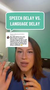 Replying to @Mommy.VS.Kids The simplified version of a speech delay vs a  language delay! #speechtherapy #speechdelay #languagedelay #speechtherapist  #slp