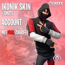 In diesem video soll es darum gehen, dass leaker den ikonik skin für 70€ anbieten!! Fortnite Ikonik Skin Account Und Weiteren Skins Aeroxx Modding