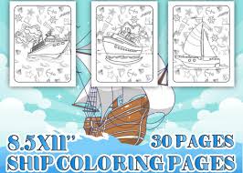 Take a sneak peak at the movies coming out this week (8/12) best reactions to movies out now in theaters; Ship And Boat Coloring Book For Kids Grafico Por Tixxor Global Creative Fabrica