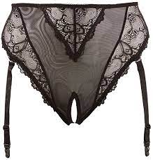 Cottelli Collection Plus Damen Unterhosen / Slips mit Strumpfhalter :  Amazon.de: Fashion