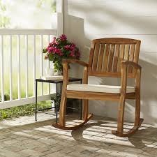Kairi Acacia Rocking Chair With Cushion Sale 81 00 Each Patio Rocking Chairs Teak Rocking Chair Outdoor Rocking Chairs