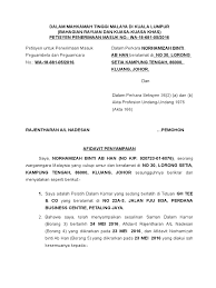 © © all rights reserved. Affidavit Penyampaian 345