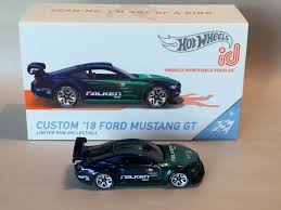 Hot Wheels Custom 18 Ford Mustang Gt Id Car 2020 Series 2 Limited Production Hotwheels Ford Ford Mustang Gt Mustang Gt Hot Wheels