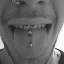 Double Tongue Piercing On Men Double Tongue Piercing Tounge Piercing Tongue Piercing