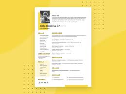 A free to download professional resume template done in xd. Free Adobe Xd Resume Template By Julian Ma On Dribbble