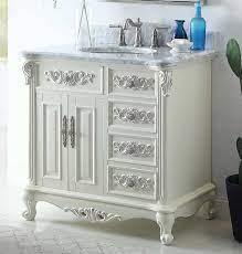 Add style and functionality to your bathroom with a bathroom vanity. Verondia 36 Inch Antique Style White Bath Vanity Cf 5336 36