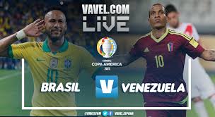 Duel brasil vs venezuela itu bakal berlangsung di stadion nasional brasilia mane garrincha dan bisa disaksikan melalui live streaming copa america menjelang tampil pada laga pembuka copa america 2021, brasil selaku tim tuan rumah dengan bangga memamerkan rekor pertemuan kontra venezuela. Goals And Highlights Brazil 3 0 Venezuela In Copa America 07 02 2021 Vavel Usa