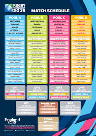 Rugby World Cup 2015 Schedule Imgur