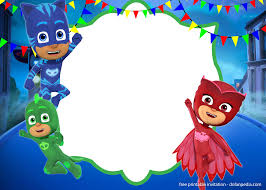 If so, you've come to the right place. Free Pj Masks Invitation Templates Editable And Printable Dolanpedia