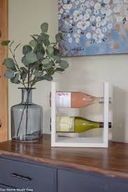 Plus, a wine rack can be shallower than 14.5 inches. Easy Diy Wine Rack For A Tabletop Our Home Made Easy