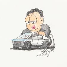 很多人都取笑這架cybertruck 我卻看到童年時對未來的憧憬 當年想像中的未來車不就是這樣嗎 而且車的演化 都是圓滑 變方 再變圓滑 搞不好這次變方 是新 潮 代的開始 創辦人企業家elon musk絕對是個遠見的夢想家 paypal 廉價太空科技 male sketch