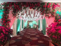 Pink Aqua Blue Contemporary Decor With An Old World Charm Indian Wedding Theme Indian Wedding Decorations Wedding Entrance Decor